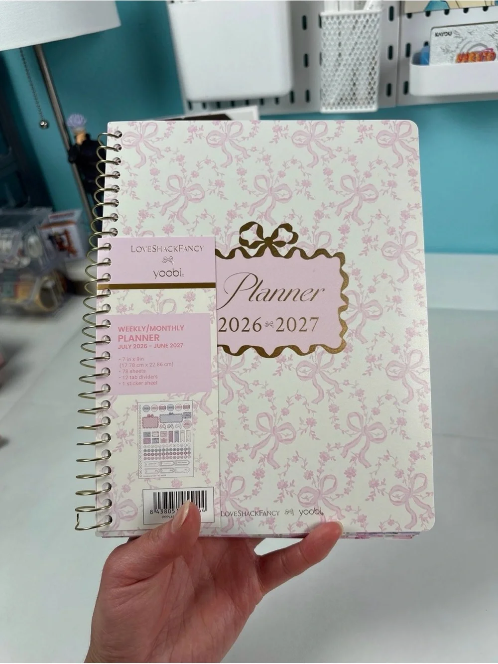loveshackfancy x Target planner 2026 to 2027